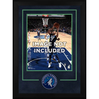 Cadre vertical Deluxe 16'' x 20'' des Minnesota Timberwolves avec logo de l'équipe