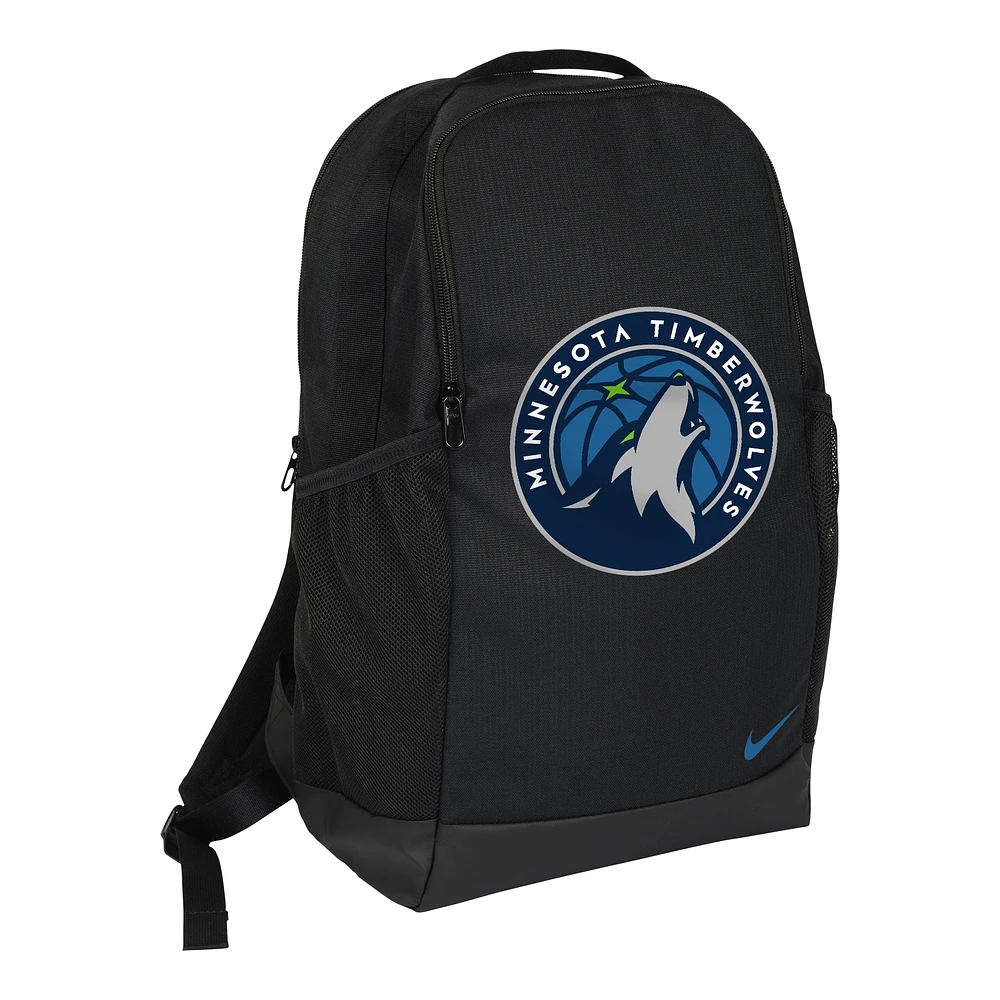 Nike Black Minnesota Timberwolves Brasilia Backpack