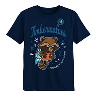 Ensemble de t-shirts deux pièces pour enfants d'âge préscolaire Minnesota Timberwolves Les Gardiens la Galaxie