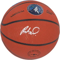 Rob Dillingham Minnesota Timberwolves Autographed Wilson Team Logo Basketball