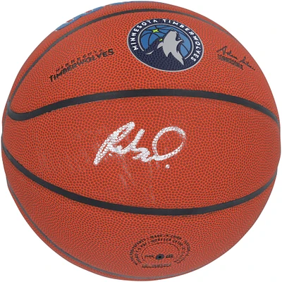 Rob Dillingham Minnesota Timberwolves Autographed Wilson Team Logo Basketball