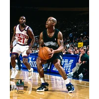 Stephon Marbury Minnesota Timberwolves Unsigned Hardwood Classics Mid-Range Shot Photograph