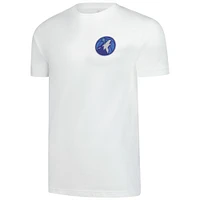 T-shirt unisexe blanc FISLL avec logo Burst des Minnesota Timberwolves