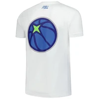 T-shirt unisexe blanc FISLL avec logo Burst des Minnesota Timberwolves