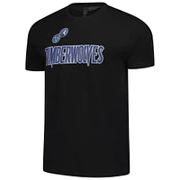 Unisex FISLL Black Minnesota Timberwolves Oversize Logo T-Shirt