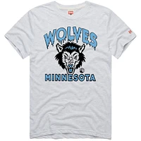 Unisex Homage  Ash Minnesota Timberwolves Hometown Edition Tri-Blend T-Shirt