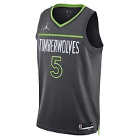 Unisex Jordan Brand Anthony Edwards Charcoal Minnesota Timberwolves Swingman Jersey - Statement Edition