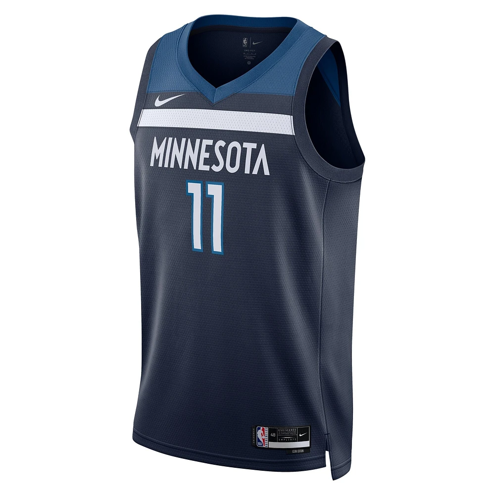 Unisex Nike Naz Reid Navy Minnesota Timberwolves Swingman Jersey - Icon Edition