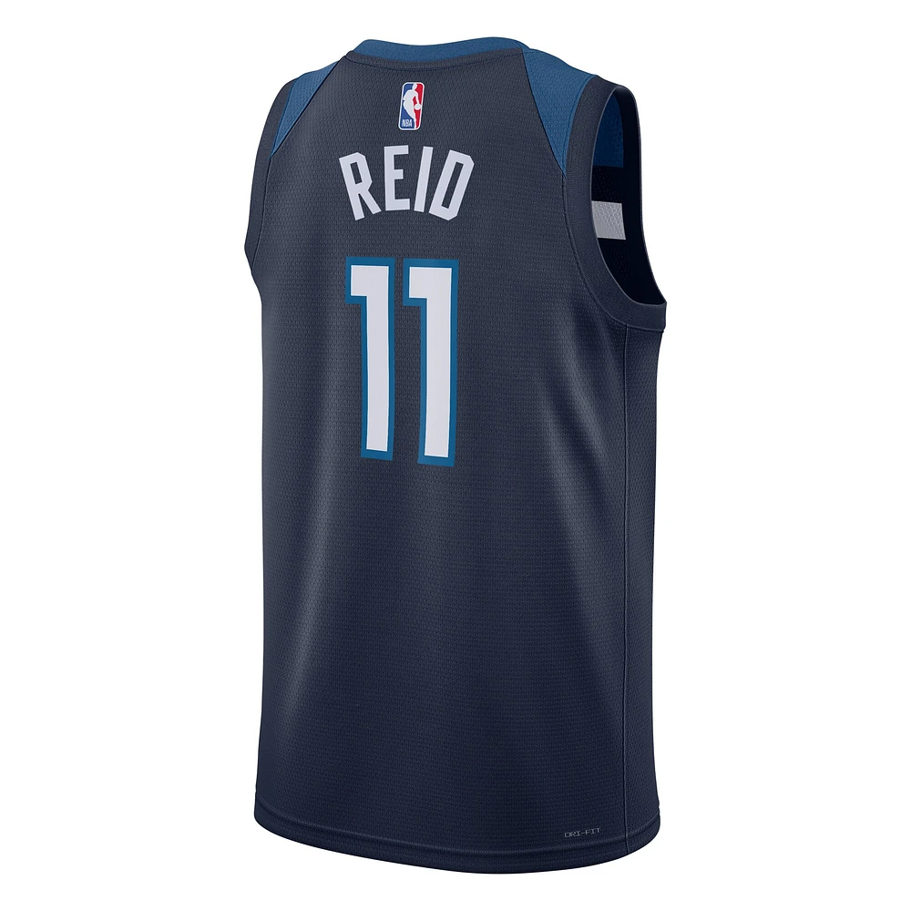 Unisex Nike Naz Reid Navy Minnesota Timberwolves Swingman Jersey - Icon Edition