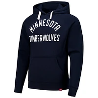 Unisex Sportiqe Navy Minnesota Timberwolves Pullover Hoodie