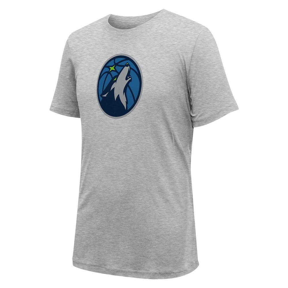 T-shirt unisexe avec logo principal des Minnesota Timberwolves Stadium Essentials gris