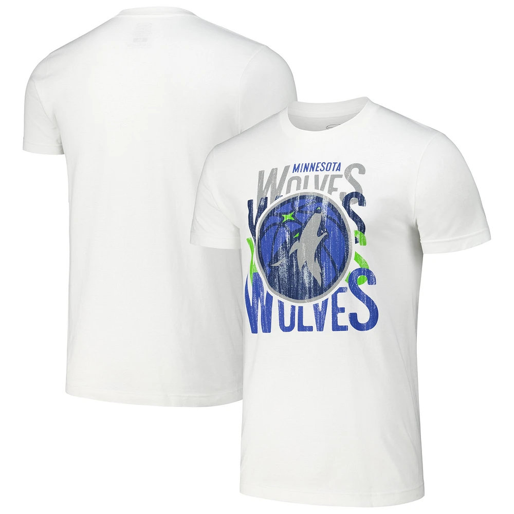 Unisex Stadium Essentials White Minnesota Timberwolves Dedication T-Shirt