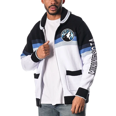 Unisex The Wild Collective  Cream Minnesota Timberwolves 2024/25 City Edition Full-Zip Cardigan Sweater