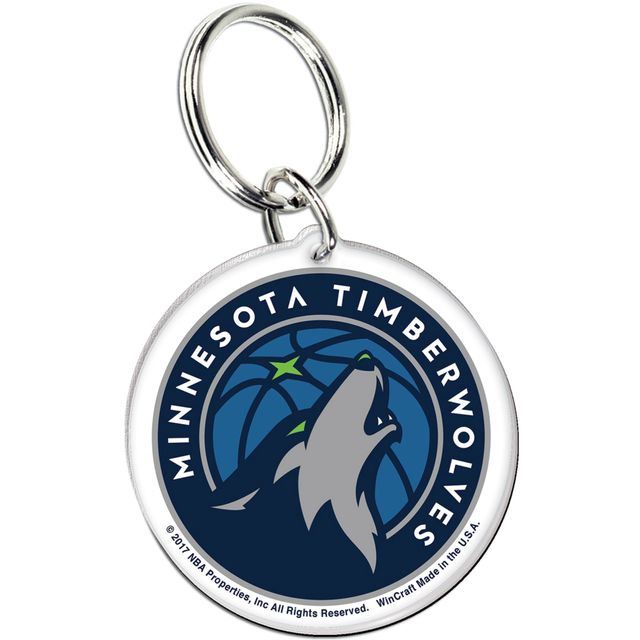 WinCraft Minnesota Timberwolves Team Logo Porte-clés Acrylique Premium