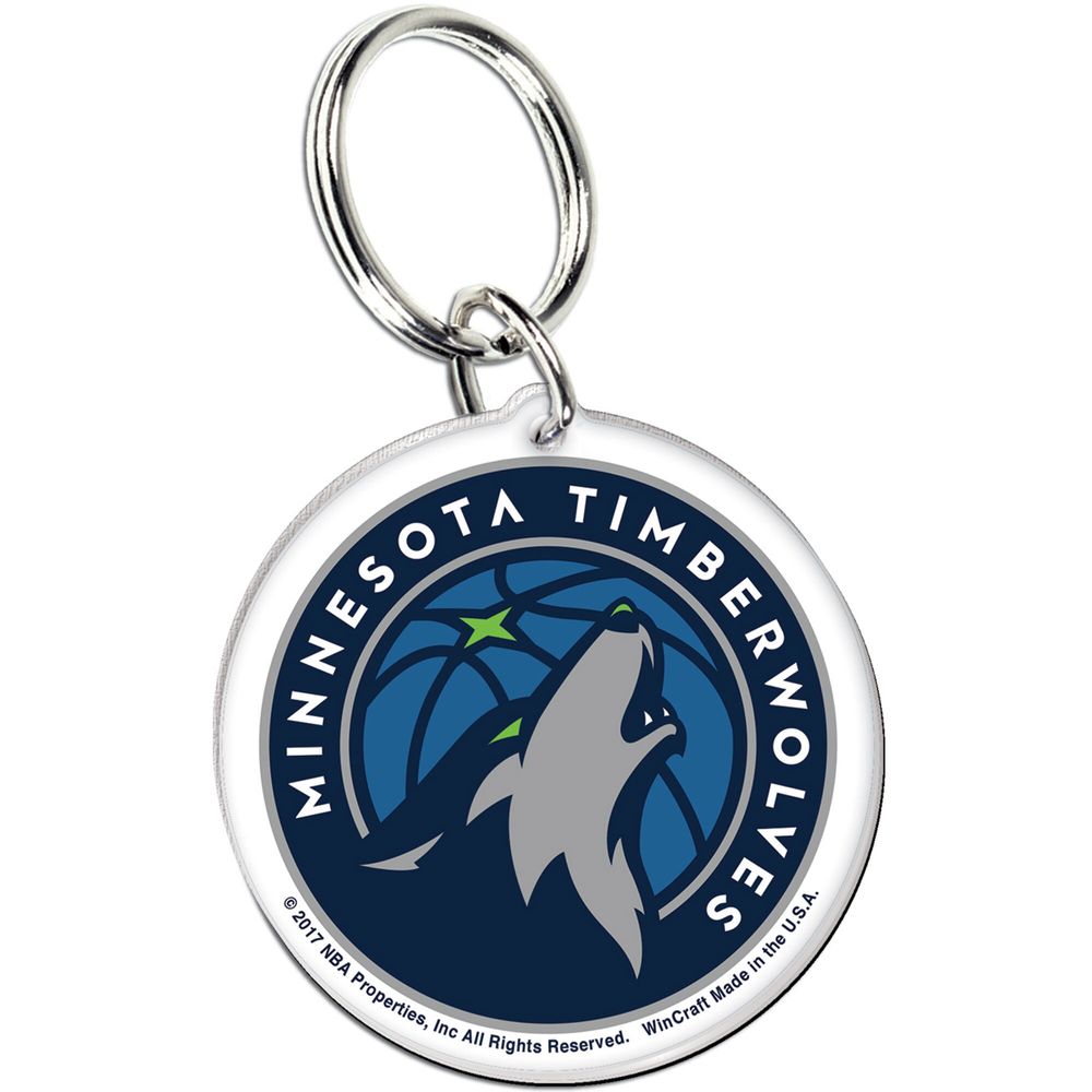 WinCraft Minnesota Timberwolves Team Logo Premium Acrylic Keychain