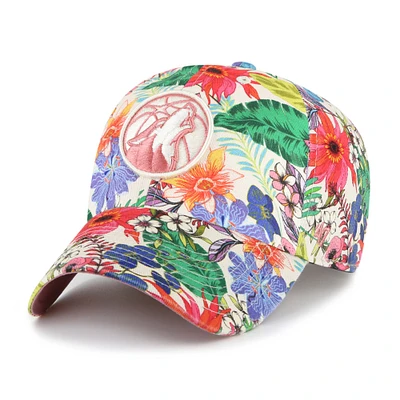 Casquette ajustable Pollinator Clean Up crème '47 pour femme des Minnesota Timberwolves