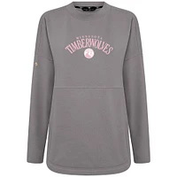 Women's Levelwear Minnesota Timberwolves Mother's Day Beaudry Arched Pullover Sweatshirt