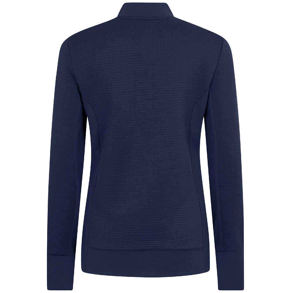 Women's Levelwear  Navy Minnesota Timberwolves Cushion Quarter-Zip Pullover