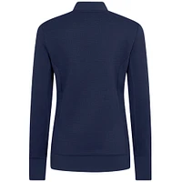 Women's Levelwear  Navy Minnesota Timberwolves Cushion Quarter-Zip Pullover