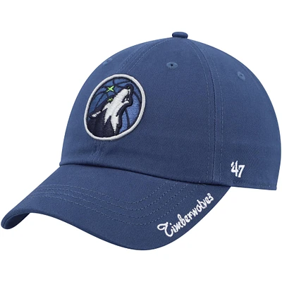 Casquette réglable '47 Minnesota Timberwolves Miata Clean Up Logo pour femme