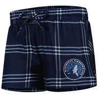 Ensemble haut à manches longues et short pour femme Concepts Sport Minnesota Timberwolves Petition