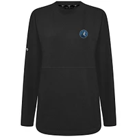 Sweat-shirt à capuche Beaudry noir pour femme des Timberwolves du Minnesota Levelwear