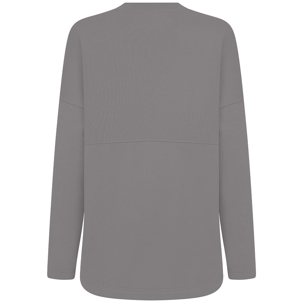 Women's Levelwear Gray Minnesota Timberwolves Beaudry Pullover Sweatshirt