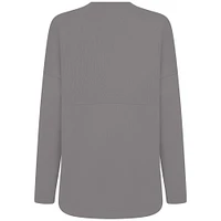 Women's Levelwear Gray Minnesota Timberwolves Beaudry Pullover Sweatshirt