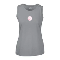 Women's Levelwear  Gray Minnesota Timberwolves Mother's Day Macy Core Logo Tank Top