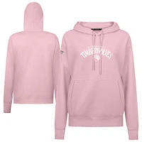 Sweat à capuche rose clair Levelwear pour femme, motif « Mother's Day Adorn Arched » des Minnesota Timberwolves