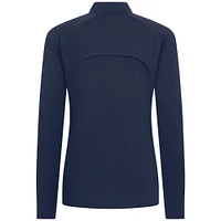 Women's Levelwear Navy Minnesota Timberwolves Flex Insignia 2.0 Quarter-Zip Top