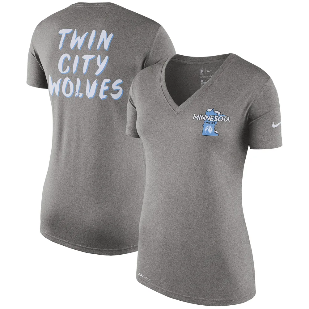 Minnesota Timberwolves Fanatics Branded Mono Logo Graphic Long Sleeve T- Shirt - Mens