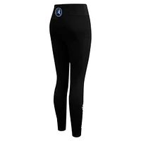 Women's Pro Standard Black Minnesota Timberwolves Paint the City Tri-Blend Jersey Leggings