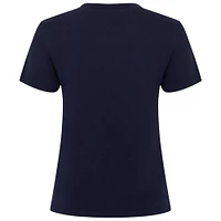 Women's Sportiqe  Navy Minnesota Timberwolves Arcadia Boxy T-Shirt
