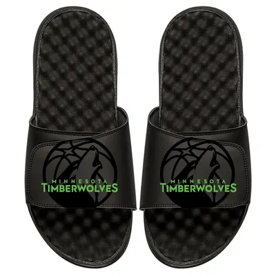 Minnesota Timberwolves ISlide Youth Tonal Pop Slide Sandals - Black