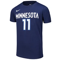 T-shirt avec nom et numéro Nike Naz Reid pour jeunes Minnesota Timberwolves Icon Edition, bleu marine