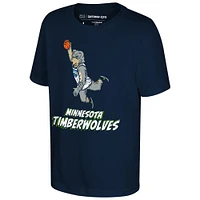 T-shirt bleu marine Youth Stadium Essentials Minnesota Timberwolves Mascot Air