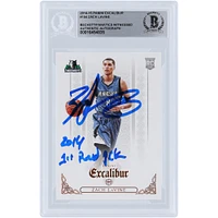 Zach LaVine Minnesota Timberwolves Autographed 2014-15 Panini Excalibur #154 Beckett Fanatics Witnessed Authenticated Rookie Card with "2014 1ST Round Pick" Inscription