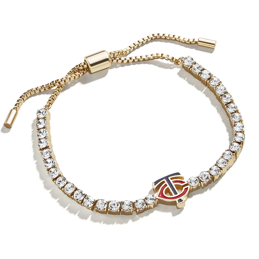 BaubleBar Minnesota Twins Pull-Tie Tennis Bracelet