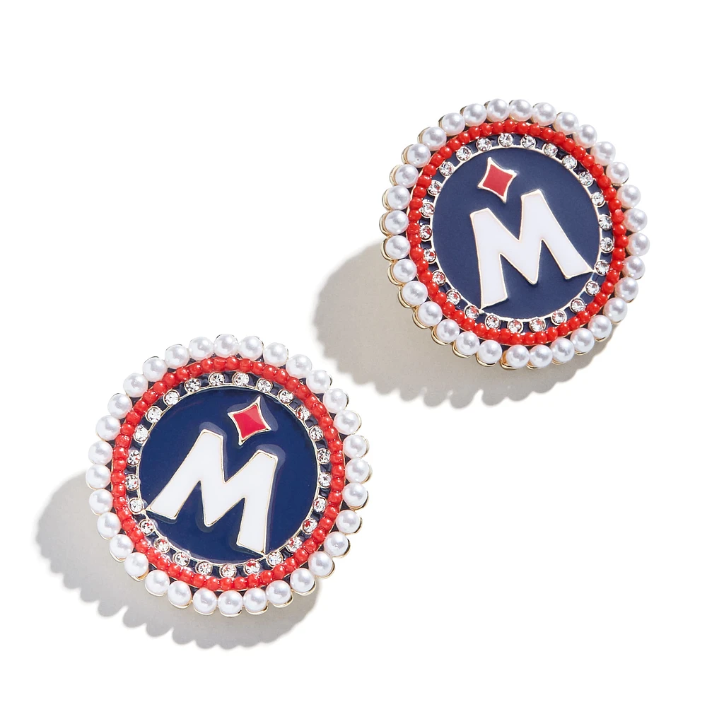 BaubleBar Minnesota Twins Boucles d'oreilles à tige tendance