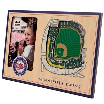 Minnesota Twins 3D StadiumViews Picture Frame - Brown