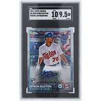Byron Buxton Minnesota Twins Autographed 2015 Topps Chrome #AR-BBN SGC Authenticated 9.5/10 Rookie Card