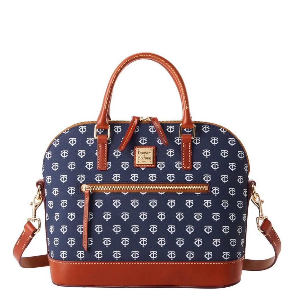 Dooney & Bourke Minnesota Twins Signature Domed Zip Satchel Purse