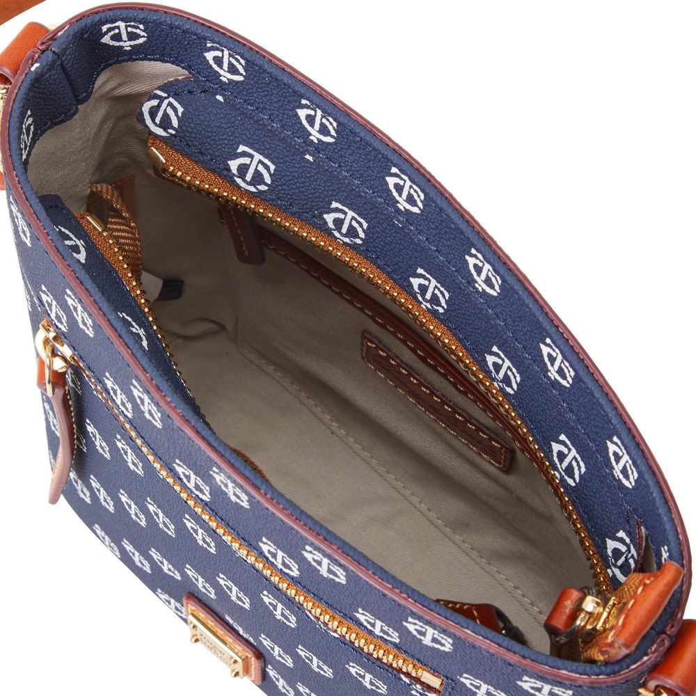 Dooney & Bourke Minnesota Twins Signature Small Zip Crossbody