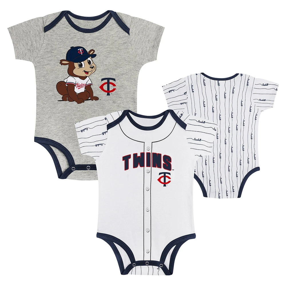 Infant Minnesota Twins Play Ball 2-Pack Bodysuit Set