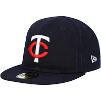 Casquette New Era Minnesota Twins My First 59FIFTY ajustée bleu marine pour bébé