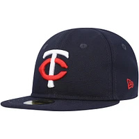 Casquette New Era Minnesota Twins My First 59FIFTY ajustée bleu marine pour bébé