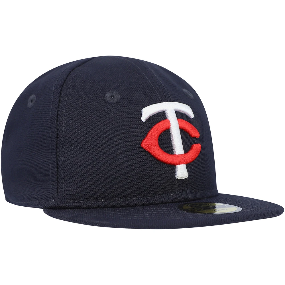 Casquette New Era Minnesota Twins My First 59FIFTY ajustée bleu marine pour bébé