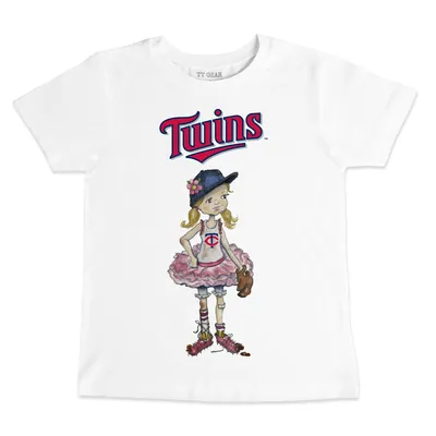 Minnesota Twins Tiny Turnip Infant Baseball Babes T-Shirt - White