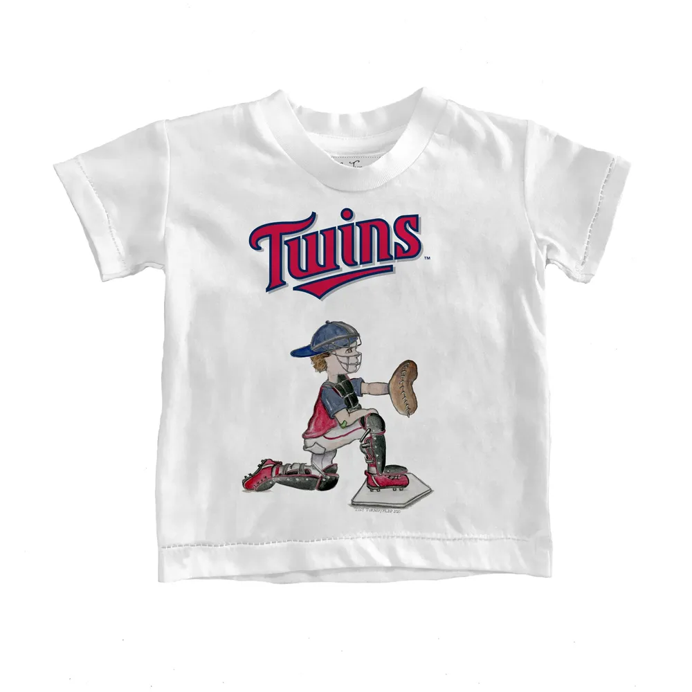 Youth Tiny Turnip White Minnesota Twins TT Rex T-Shirt Size: Small